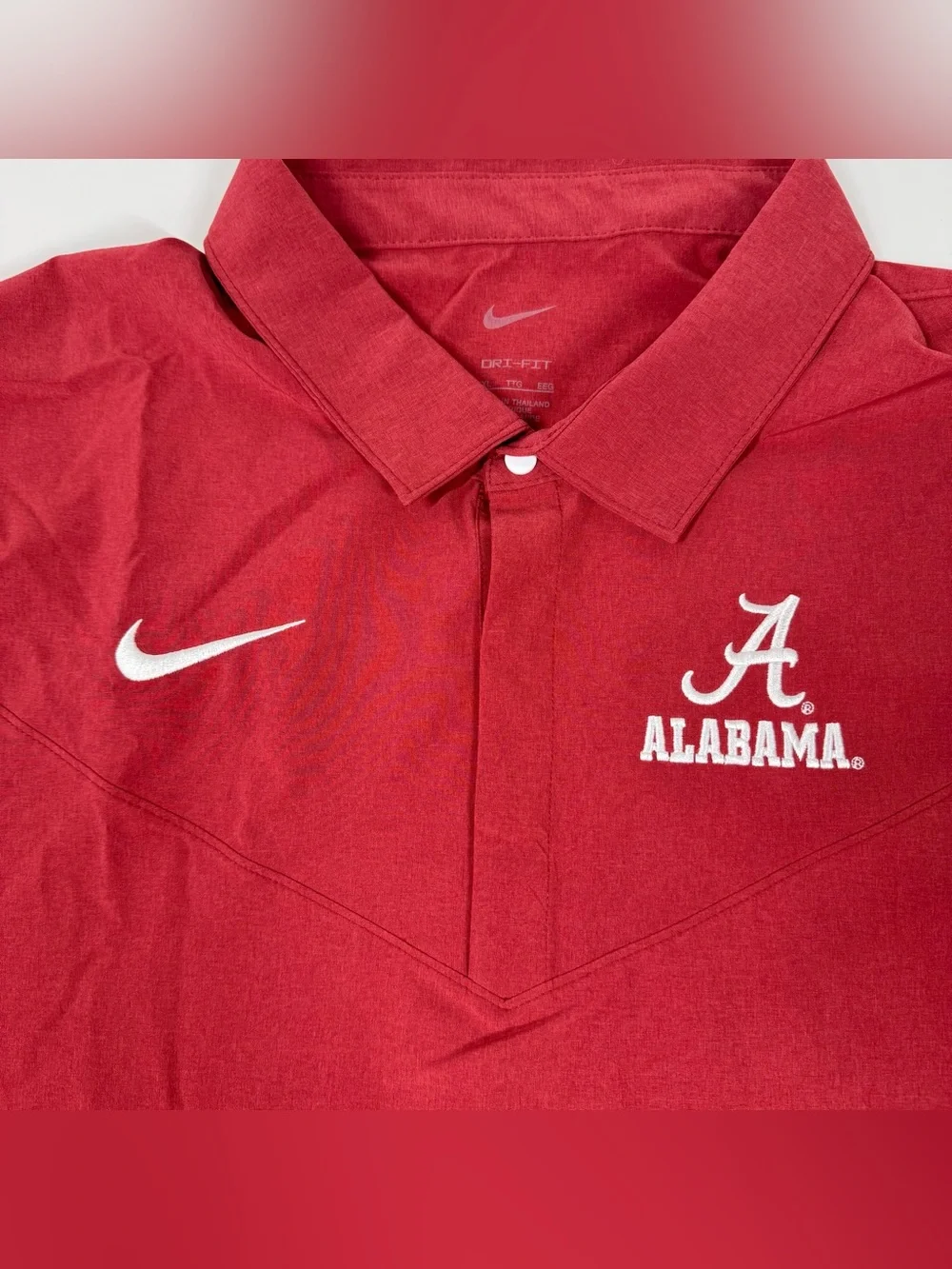 NCAA University Of Alabama Roll Tide Nike Dri-Fit On Field Polo Shirt Men 2XL
